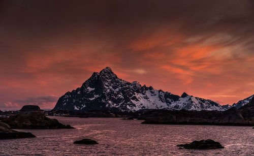 Anne Given: Svolvaer-Sunset