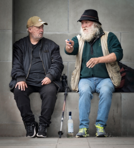 Having-a-Chat by David Price