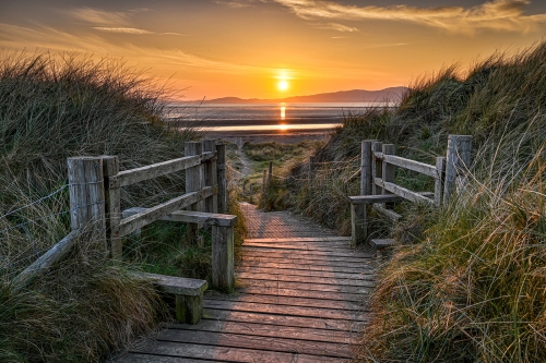 Sunset-at-Beckfoot by Fred Bell