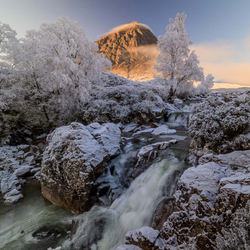 Frosty Glen Etive by David Leighton