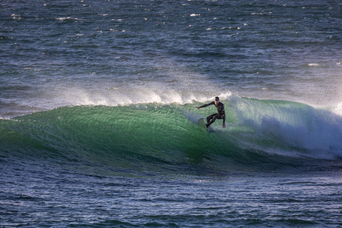 Azure Blue Surfing by Tom Stenhouse