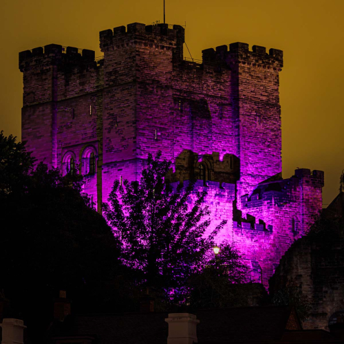 Newcastle Keep at Night, David Leighton