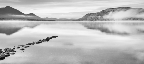 Misty Morning  Bassenthwaite by Fred Bell