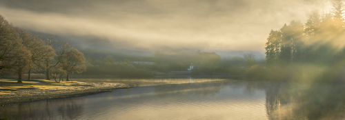Stranshag Bay Mist by David Stephenson