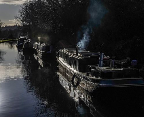 Canal-Boats by Gordon Train