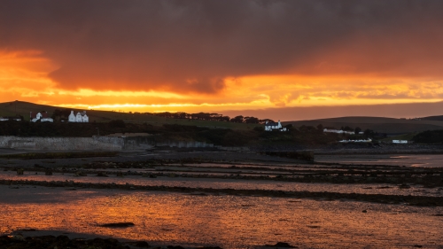 Sunset-over-Drummore by Mike Rowlinson
