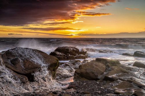 Fred Bell-Sunset-on-the-Solway