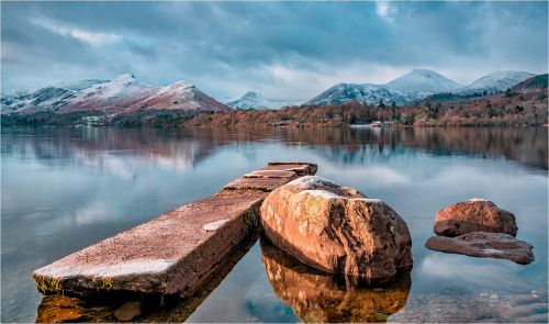 Winter-over-Derwent-Water by Fred Bell
