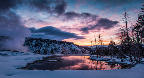 Hot-Spring-at-Sunrise by Annie Given