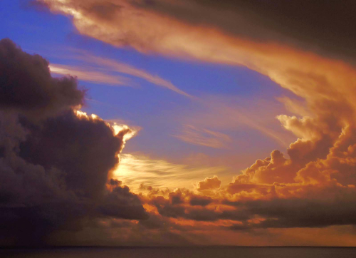 Turbulent-sky by Philip Cartwright