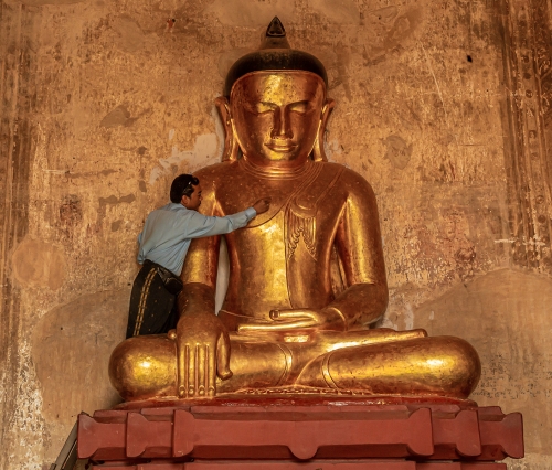 Patching-Up-the-Gold-Leaf by Julie Walker
