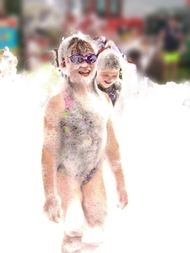 Foam-party by Philip Cartwright