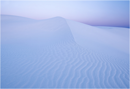 Pre Dawn White Sands New Mexico by Ronnie Gilbert