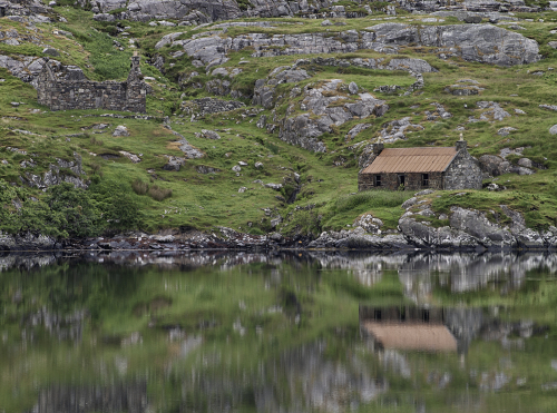 Highland Huts by David Rayment