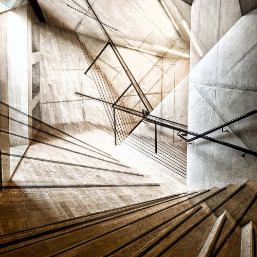 Cubist-Staircase by Keith Snell