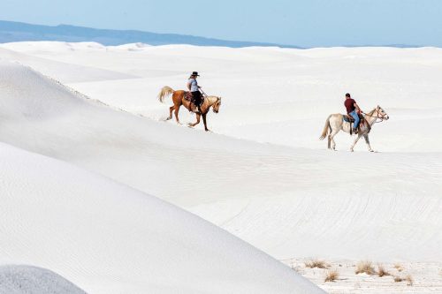 Riders-On-White-Sands by Keith Snell