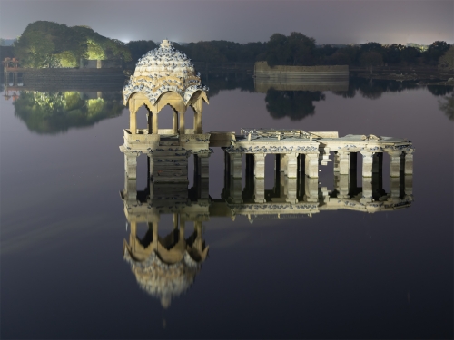 Gadsisar-Lake-pre-dawn-roost by David Woodthorpe